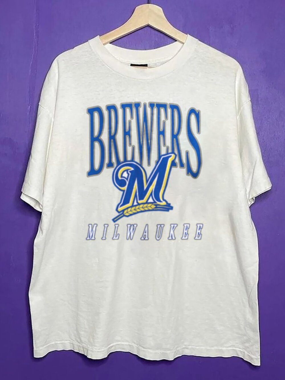 Vintage Milwaukee Brewer Team Fan Gift Shirt, Retro Baseball MLB Men Women Shirt
